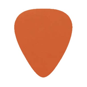 Custom Nylon Picks - Orange